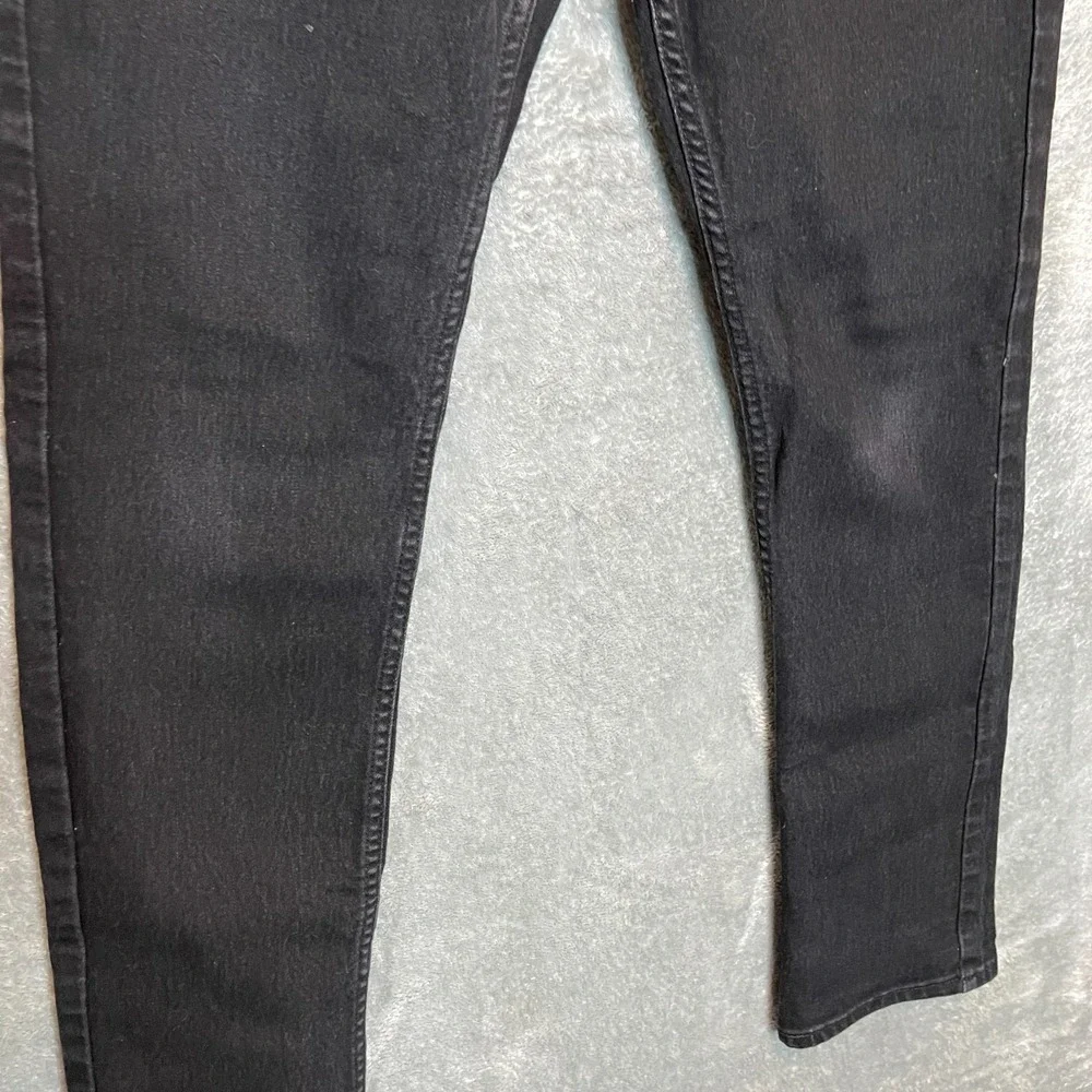 Signature Levis Men Slim Straight Jean 30x30* Black Denim Indie Trap Alternative